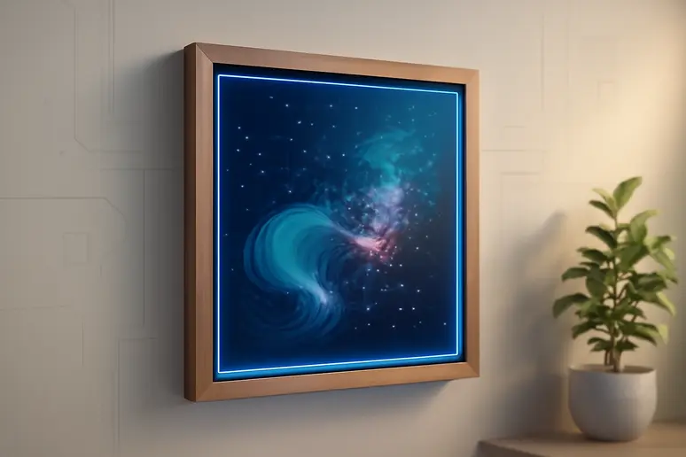 กรอบรูปงานศิลป์ 2025: AI และวัสดุอัจฉริยะพลิกโฉมวงการ